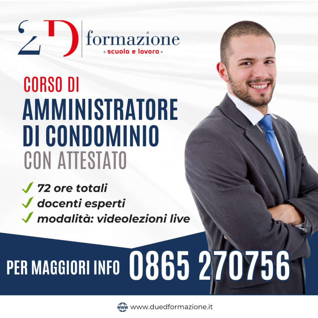 corso amministratore di condominio