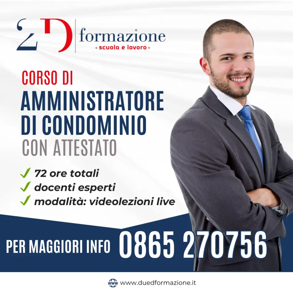 corso amministratore di condominio
